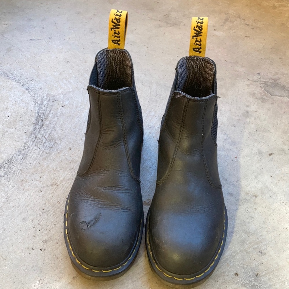 Dr Martens industrial steel toe non slip boots